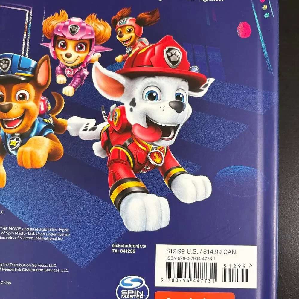Paw patrol magnetic book with